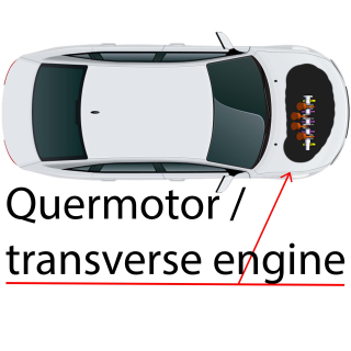 transverse engine